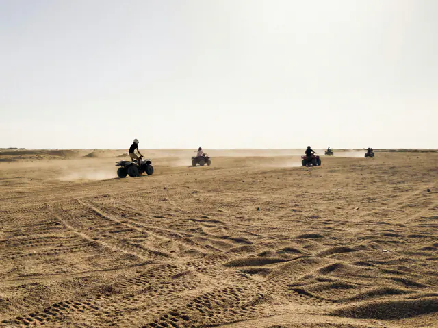 Quads sur les pistes du désert d'Agafay